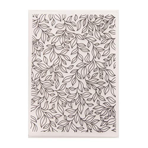 Dossier Embosser Bricolage en Plastique Feuilles Design Scrapbook Carterie Feuilles Conception Bricolage Bricolage Papier Artisanat Embosser Modèle
