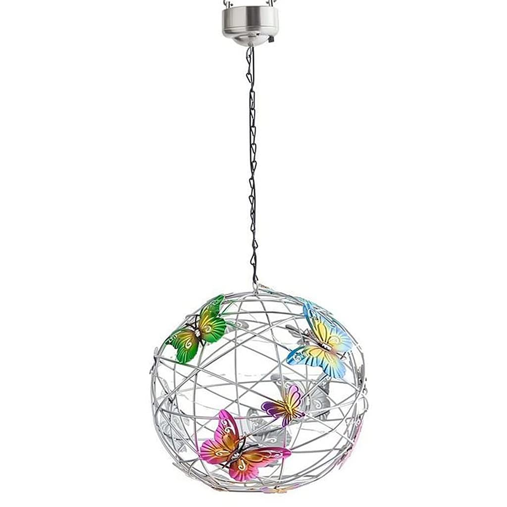 Boule lumineuse extérieure à énergie solaire pour éclairer un arbre