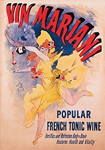 Vin Mariani by Jules Cheret - 24 x 17 3 4 inches - Fine Art Print Poster