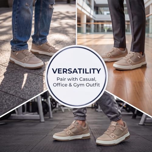 Image of YOHO Men's Sneakers Flo | Stylish & Comfortable | Low Top, Lace Up Casual Shoes for Man /Gents