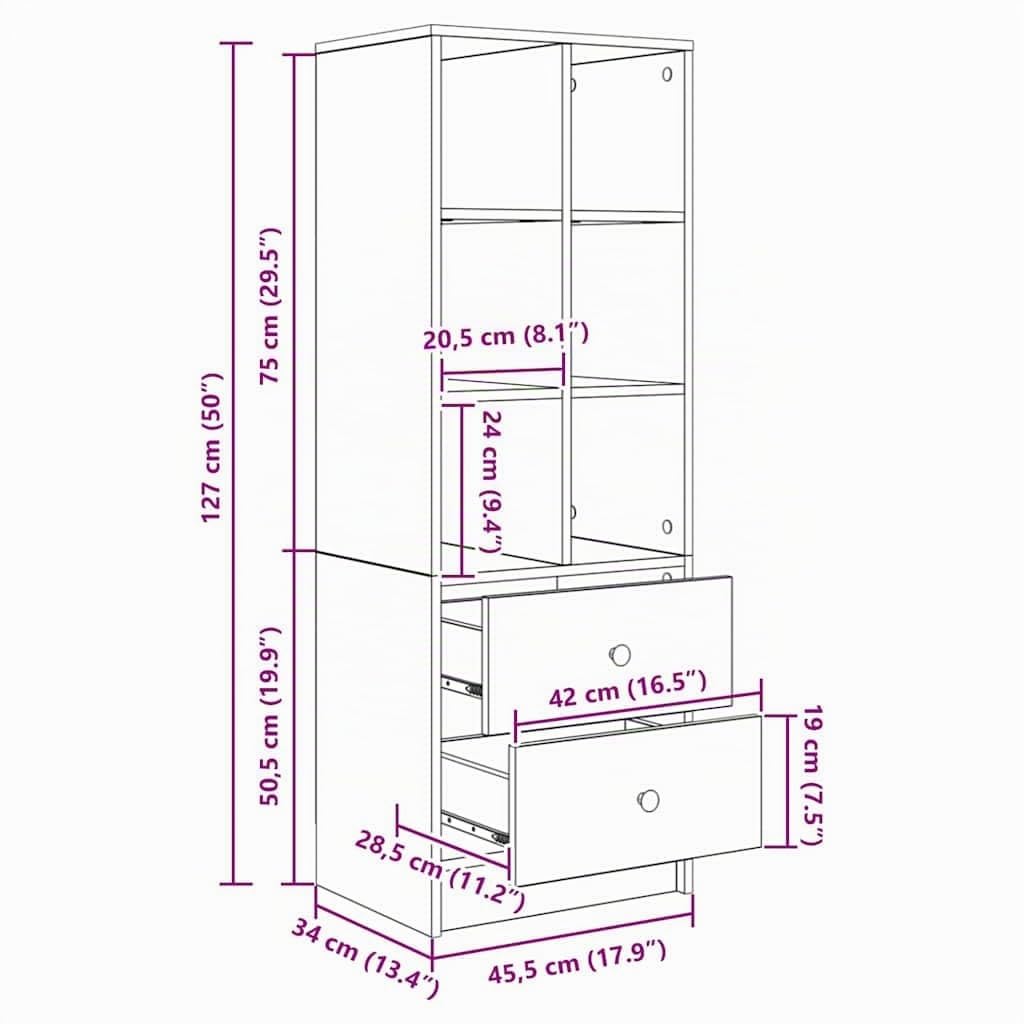 vidaXL Bureau avec tiroir 2 pcs Blanc, Bureau Moderne, Meuble de Travail résistant, Station d'accueil Pratique pour Booster ta productivité