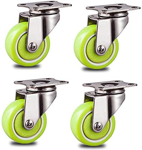 Meubles chariot roulettes MU pivotantes et équipement castors 1.5/2 pouces en nylon