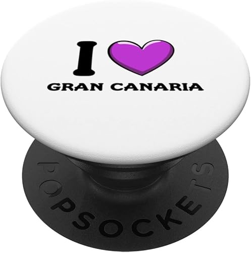 I Love Gran Canaria Spain PopSockets Swappable PopGrip