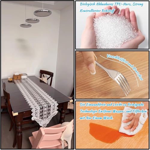 Tapis durable résistant à la chaleur et aux rayures pour table - 5