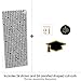 Big Dot of Happiness Gold 2025 Graduation Paper Straw Decor - Party Striped Decorative Straws - Set of 24