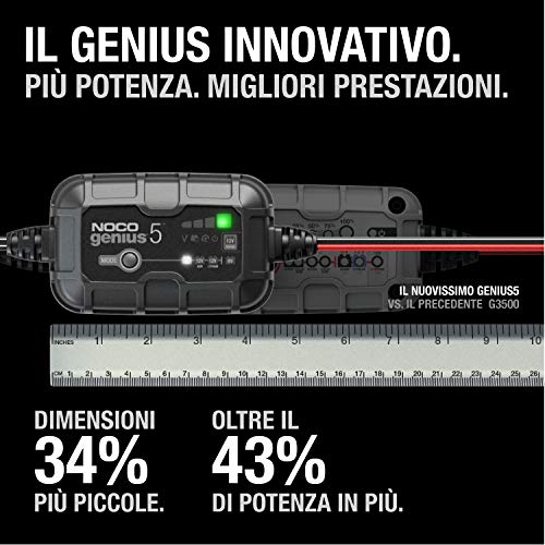 NOCO GENIUS5EU, Caricabatterie da Auto 5A