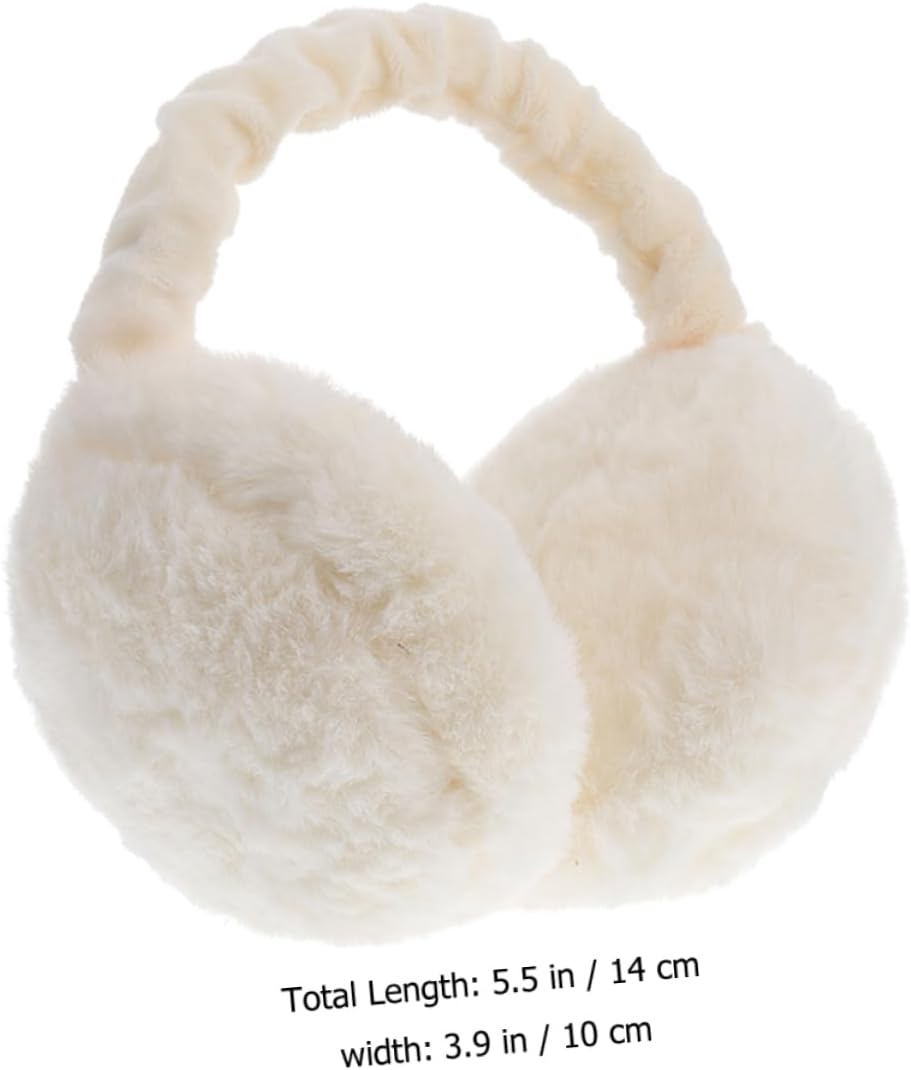 Garneck Pack of 2 Ear Muffs for Men and Women Furry Warm for Activities in Cold Climate