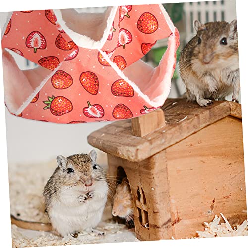 Ipetboom 10 Pçs Rede Cobaia Cama Hamster Acessórios Gaiola Furão Cobaia Esconderijo Gaiola De Rato A