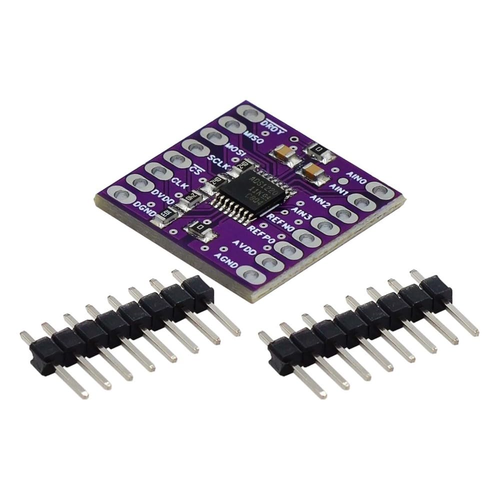 DONGKER Modulo ADC,DC 3V-5V ADS1220 24bit Convertitore Analogico Digitale Signal