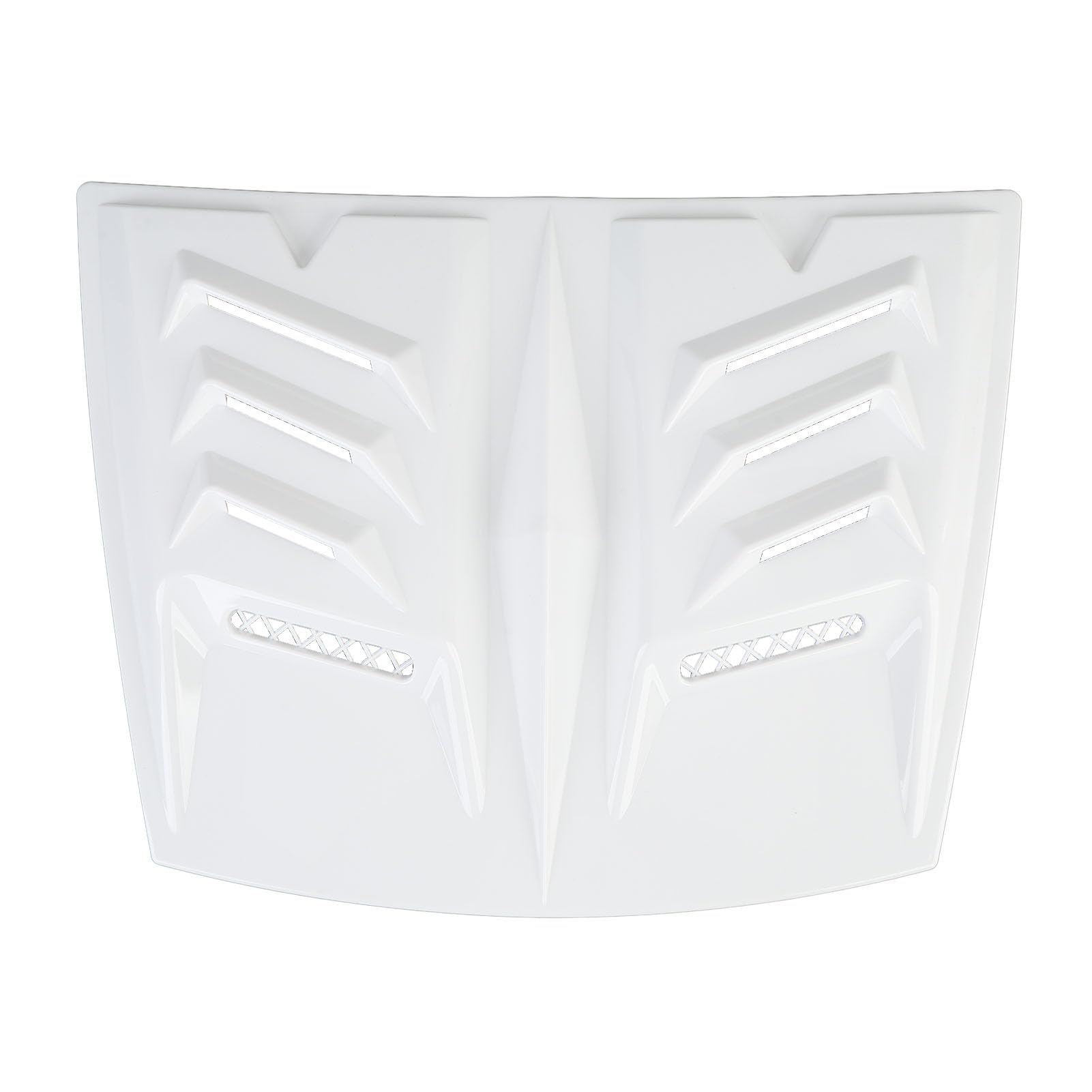Finitura di Ventilazione del Cofano Motore Universale Bianca, Kit di Sostituzione della Copertura Decorativa per Gli Appassionati di Auto Serie 1 E90 W117