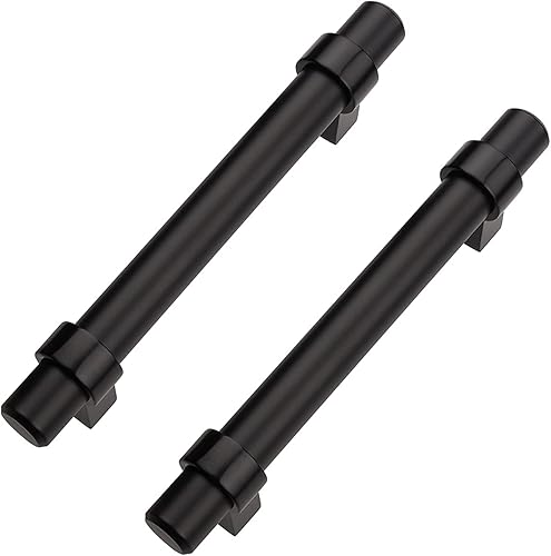 Miniatura 3 de DecoBasics Tiradores de gabinete y cajón para cocina, baño, ducha, puerta, aparador (paquete de 10)  Herrajes europeos europeos de acero inoxidable