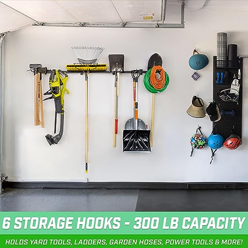 Gosportswallmountedgarageyardtoolorganizeradjustablestoragerackforgardenandshoptools  Urban Country Home Decor Gosports wall mounted garage yard tool organizer adjustable storage rack for garden and shop tools  urban country home decor
