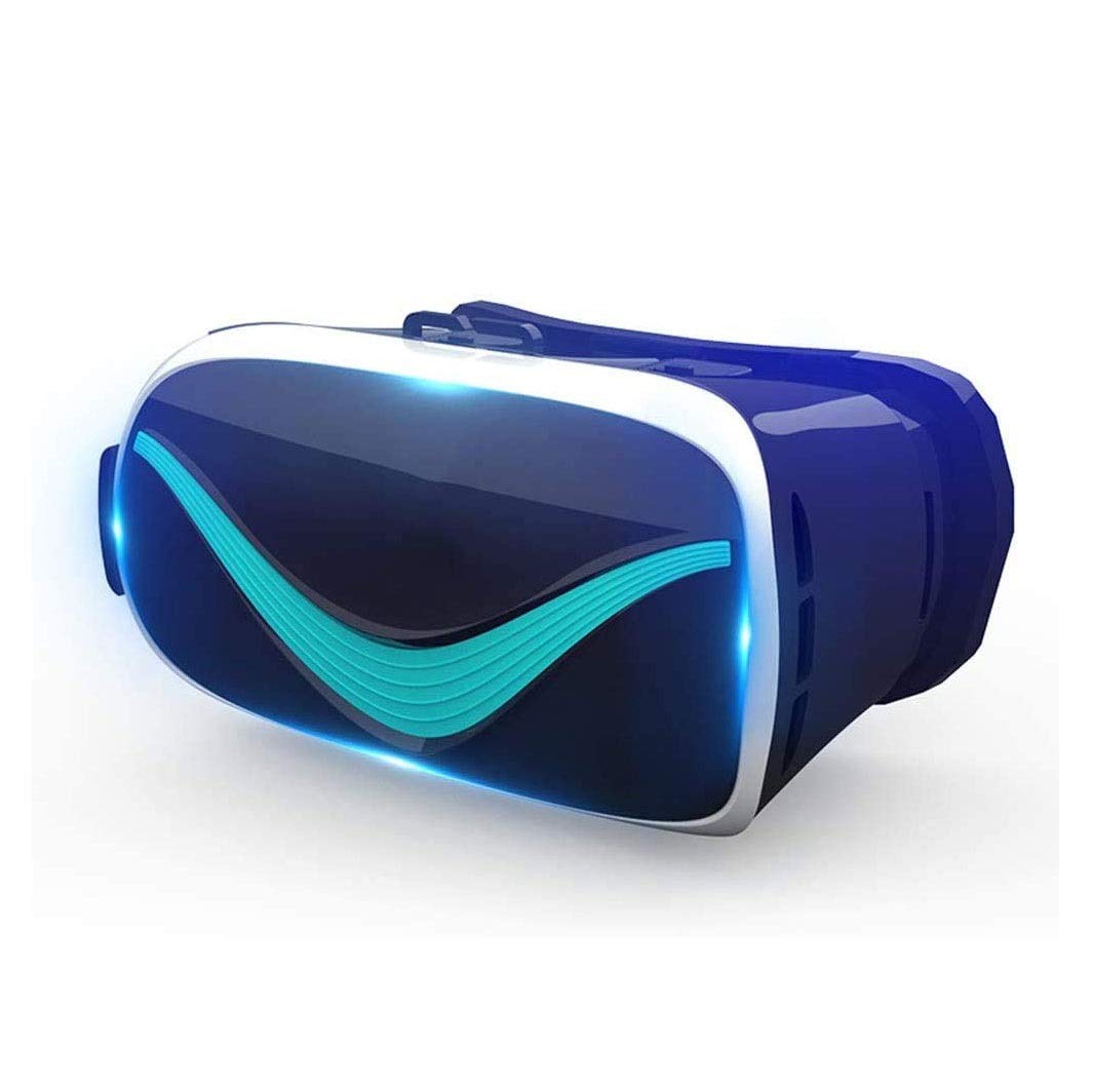 VR Auricular compatible con iOS y Teléfono Android - Gafas de realidad virtual universal: juegue sus mejores juegos móviles con un nuevo y suave y cómodo nuevo 3D VR Gafas | con protección de lo