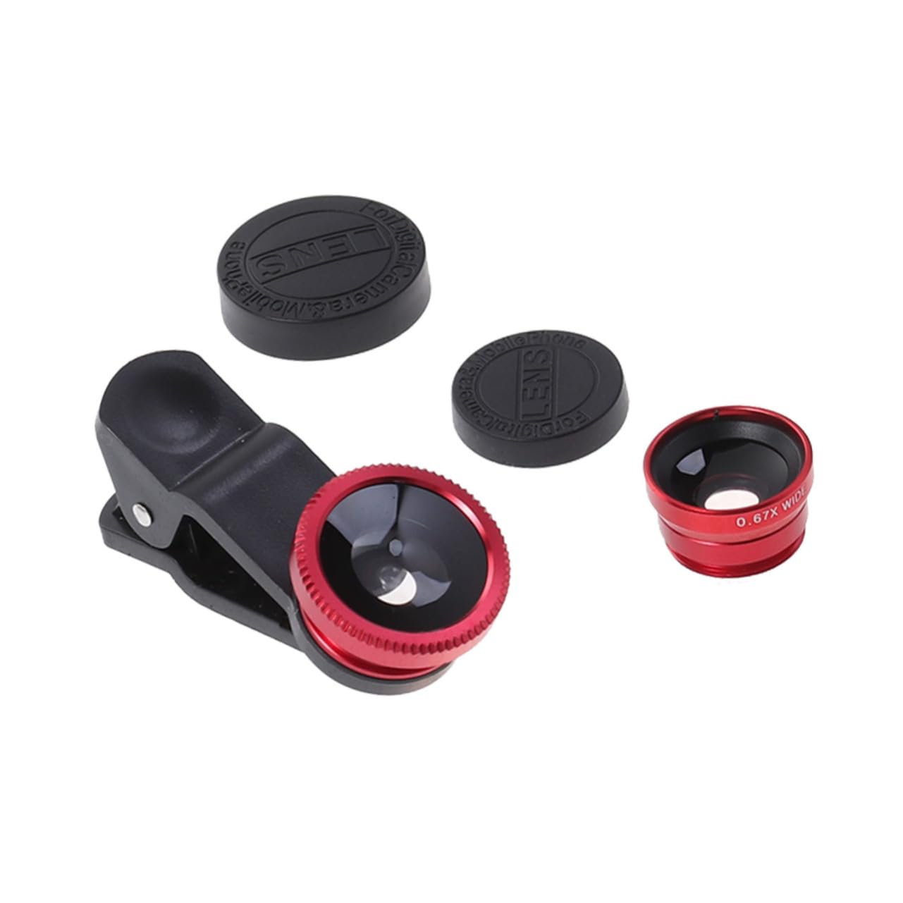 SEWACC Cell Phone Camera Lens Macro Wide Angle Lens Clip-on for Water and Oil Proof Fashion and Classy Design