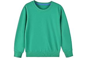 Boys Girls Tshirts Thin Crewneck Sweatshirts Toddler Baby Sweatshirt Solid Cotton Soft...
