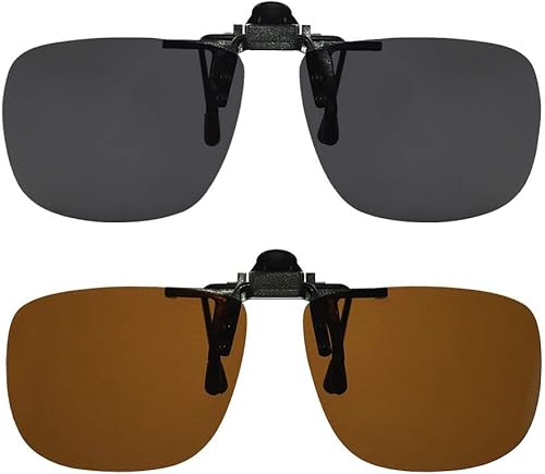 Gafas de sol polarizadas con clip para lentes de sol con clip sobre gafas graduadas con estuche incluido