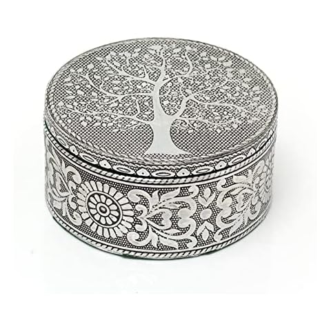 Carousel Home Silver Tree Of Life Trinket Box Cover