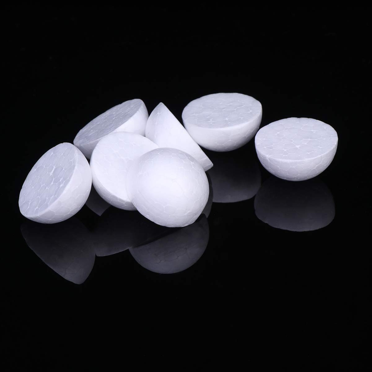 ARTIBETTER Foam Half Ball 15pcs Craft Foam Balls Foam Half Ball Ornaments Flower Arrangement Ball Shapes 9cm DIY Polystyrene Crafts for Decoration Art polystyrene Foam Projects Balls Round
