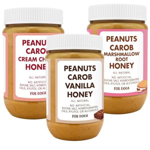 BUDDY BUDDER Red Velvet + Brownie Butter + Gimme S'Mores, 100% Natural Dog Peanut Butter, Healthy Dog Treat, Made in USA (Set of 3 / 17oz Jars) - Image 3