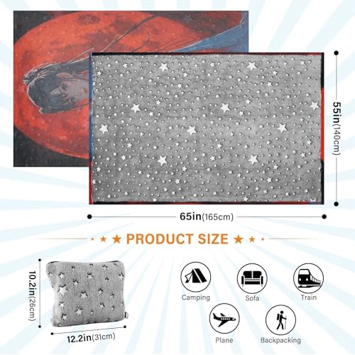 Manta para sofá transpirable diseño de anime y decoración para cama 5