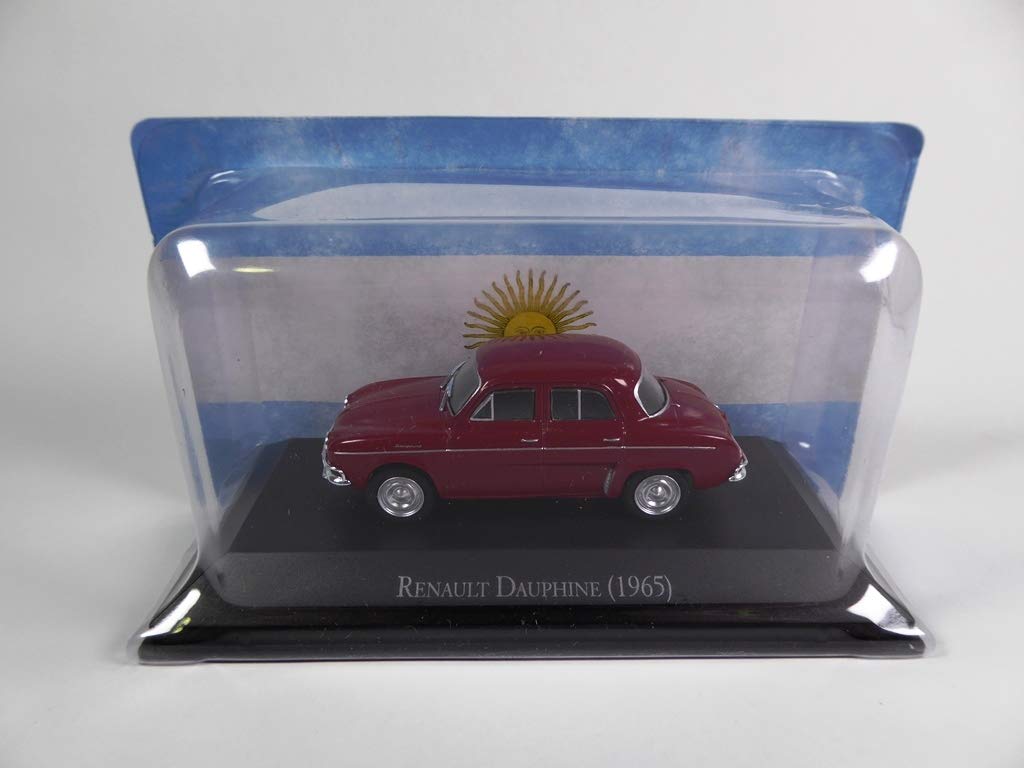 CIJ Gitanes - Miniature 1/100 Renault Dauphine rouge