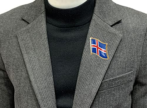 Image of vmcoatdu Country Flag Pin Badge International Travel Brooch Metal Alloy Souvenir Pin for Hat Clothes Backpack