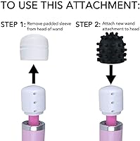 Vista 3 de Accesorio de varita de masaje estimulador de cosquillas Nubby de silicona