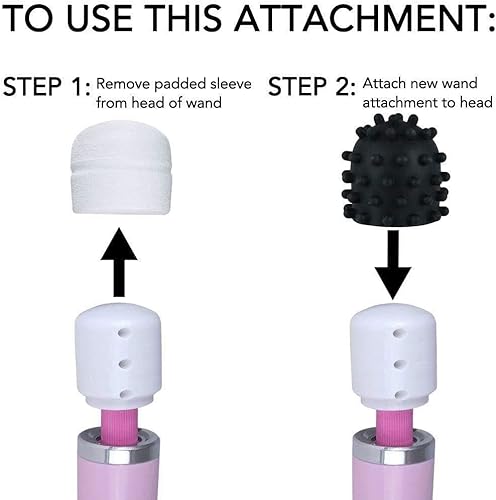 Miniatura 3 de Accesorio de varita de masaje estimulador de cosquillas Nubby de silicona