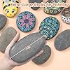 Simetufy 20 PCS River Rocks for Painting, 3.3-4.5'' Large Rocks for Painting, Rock Painting for Kids, Smooth and Flat Rocks Painting Rocks for DIY & Arts