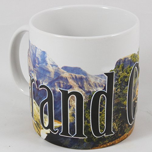Taza de café Americaware Grand Canyon 18oz cerámica blanca miniatura 2