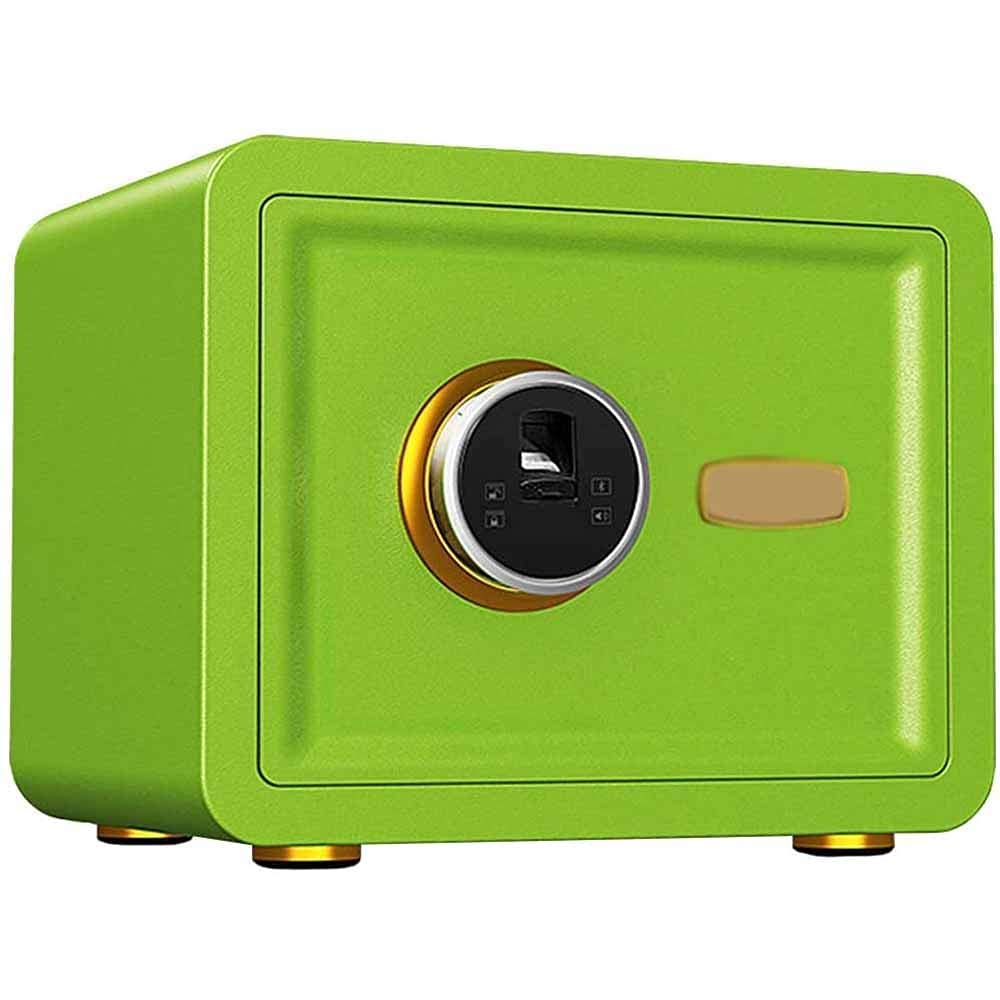 Caja Fuerte de Seguridad, Caja Fuerte con Huella Digital, gabinete de Seguridad pequeño portátil para el hogar/Viaje para Armario, mesita de Noche, Color Opcional, 5