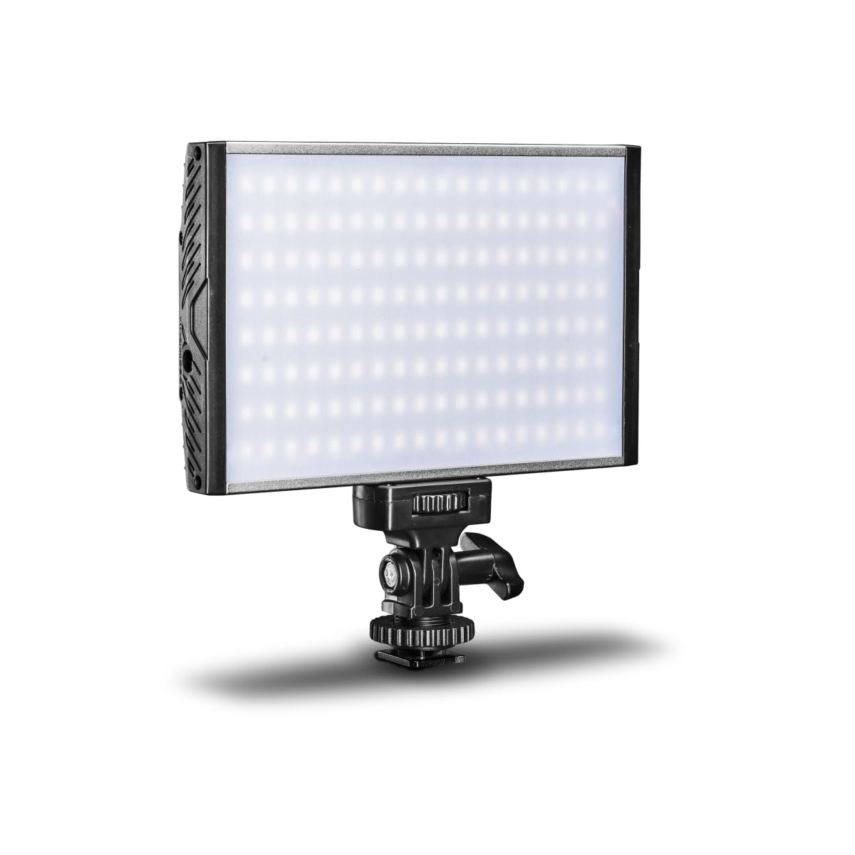 Walimex pro LED Niova 150 Bi Color Videoleuchte inkl. Netzteil, On-Camera Fotolampe 15 W, Videolicht mit Einstellbarer Farbtemperatur 3200-566 K, Studiolicht dimmbar