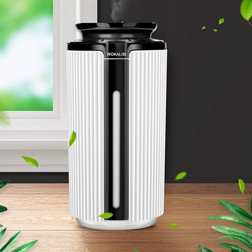 3-in-1 Humidity Control, Multicolored Night Light & Essential Oil Diffuser， Easy Use and Care (NO Filter Needed) Mute