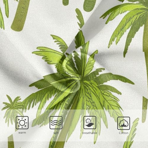 Cotton Toddler Girls Underwear Green Palm Trees Beige Girl Panties Cute Durable Undies Kids Briefs 2t3