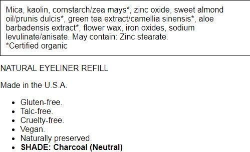 Miniatura 2 de Ecco Bella Delineador de ojos rico y cremoso en polvo, fácil de aplicar, húmedo o seco, (carbón)