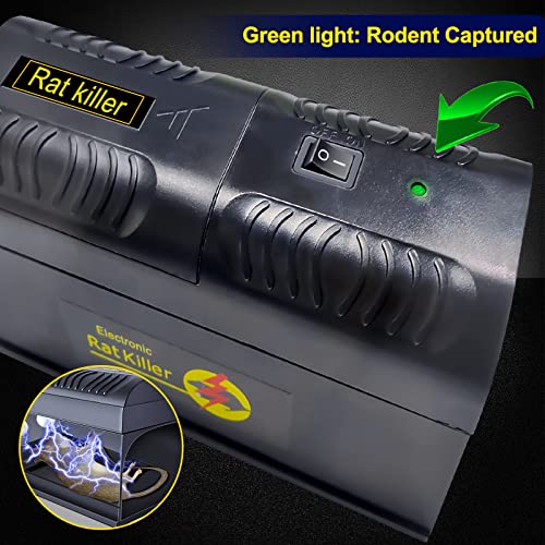 Mouse Trap Electric Rat Trap - Indoor Pest Control Rodent Zapper For Home, Safe & Clean #TOP2