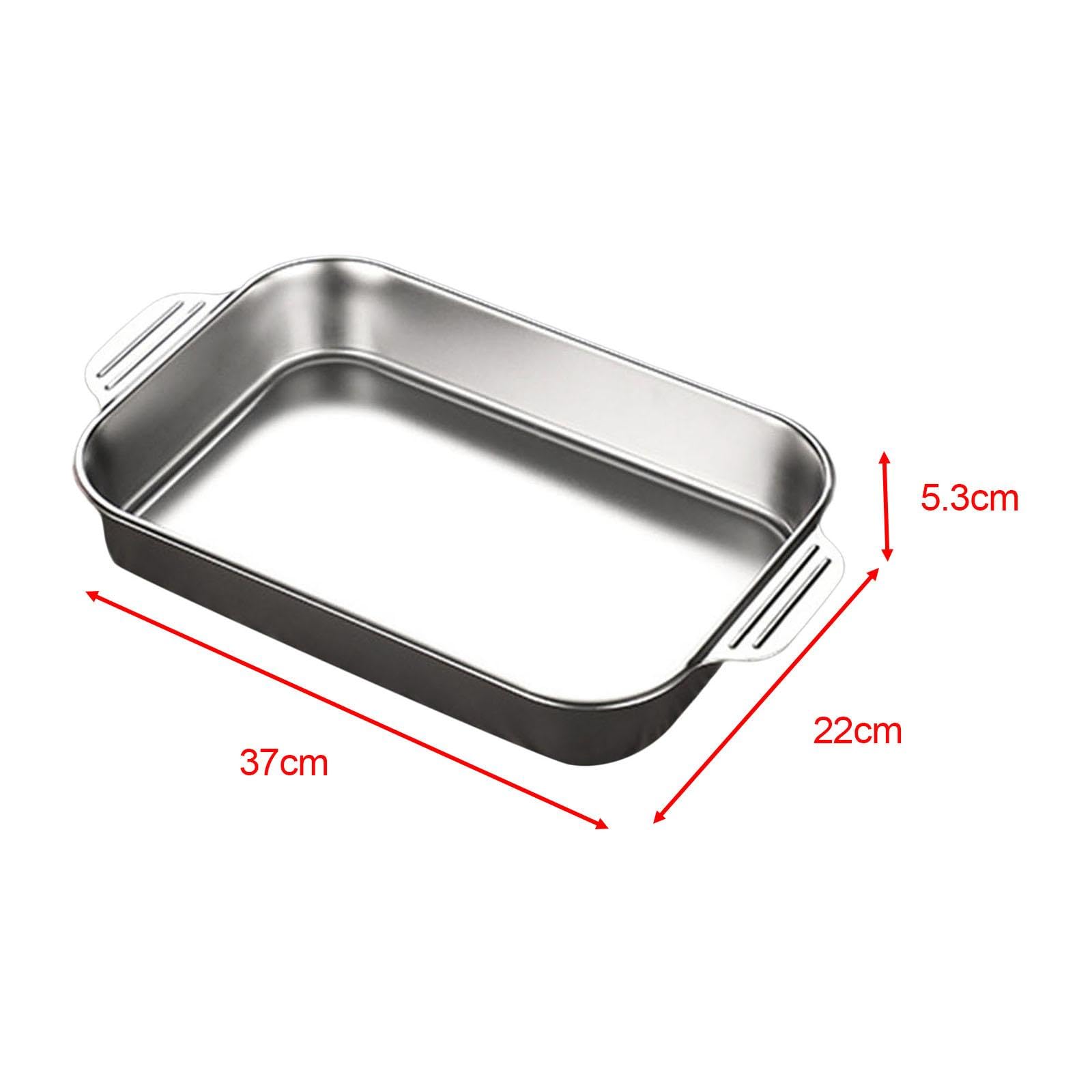 MERISHOPP™ Fish Grill Roasting Pan with Handles Accessory Brushed Surface Seafood Plate B 2