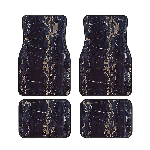 Tapis de sol voiture en caoutchouc lot de 4 modèles universels avant et arrière