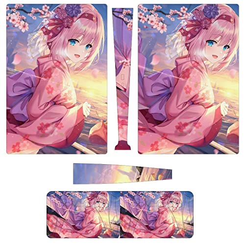 PS5 スキンシール デジタル プリンセスコネクト プレイステーション5 スキンシール 全面保護 側面/両面対応 保護ステッカー PS5 対応 耐久性 本体 コントローラー 保護シール 簡単取付 薄型 傷隠せ 摩擦保護 抗衝撃 汚れ/ホコリ防止 指紋/気泡