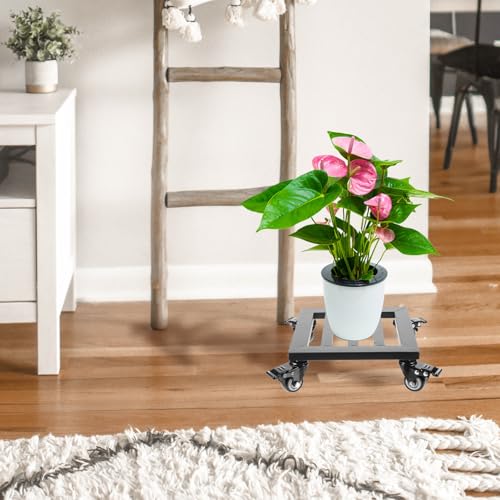 Support à plantes réutilisable facile à utiliser avec roulettes