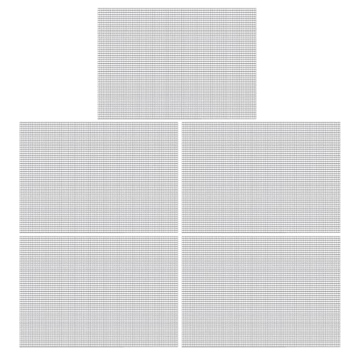 5Pcs Garden Drainage Mesh Flower Pots Hole Mesh Pads Bonsais Bottom Grids Mat Garden Pots Hole Mesh Mat Plant Mesh Pad
