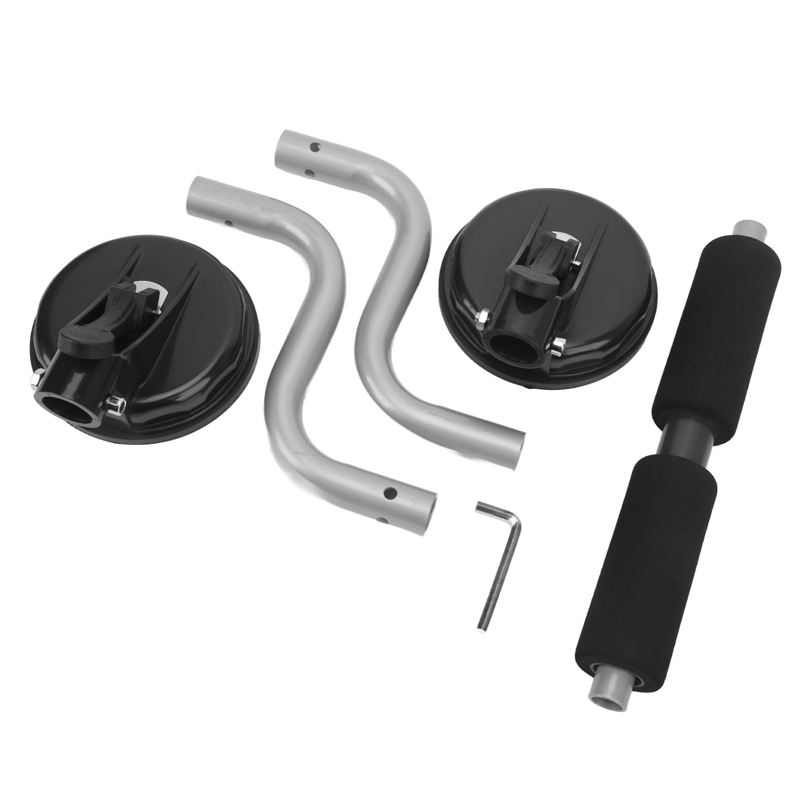 Cargador de Rodillos para Kayak, Rodillo de Asistencia Carga aleación Aluminio Primera Calidad, fácil Montar, protección para Barcos, Soporte Multiusos Kayak con Ventosa automóvile