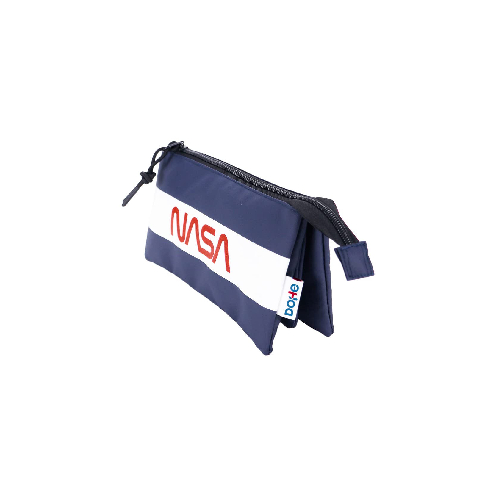Dohe - Triple Pencil Case - Nasa - Flag, Mehrfarbig