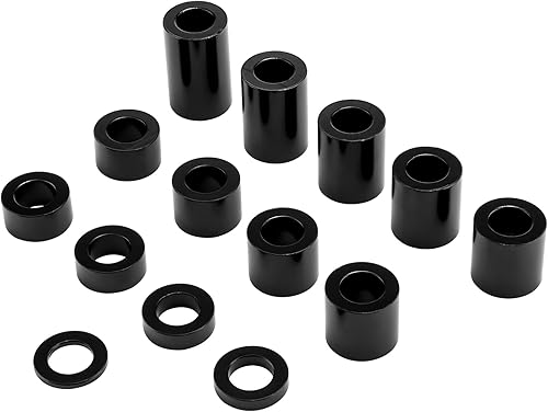 Miniatura 9 de Mofun ID Separador de rueda de 1 pulgada OD 15 pulgadas 13 piezas eje de 1 pulgada compatible con motocicletas Harley bobinas y picadoras