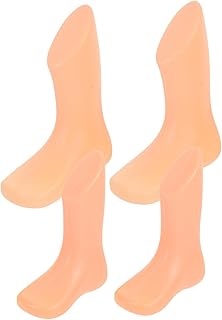 LOLIPPYY 4Piezas Maniquí de Niño Niña de Reutilizable Color y Piel Exhibir Infantil y Calcetines