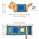 Fidget Muff und Haptidemenzdecke für Erwachsene und Senioren mit Alzheimer | Twiddle Muff Spielzeug und Decke für Patienten mit Demenz | Nestelkissen und Nesteldecke als Aktivität für Demenzkranke