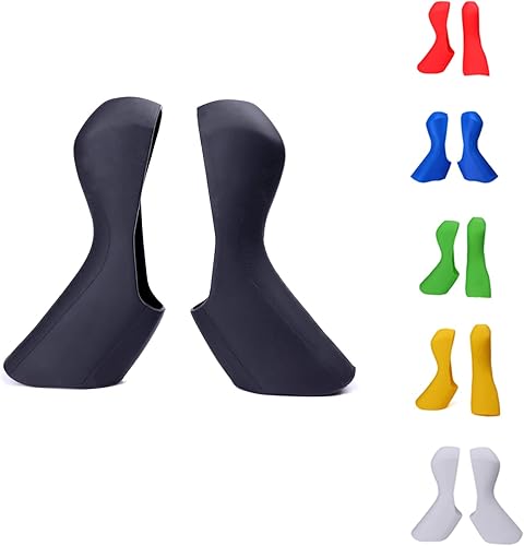 Miniatura 9 de STI - Campanas de palanca de agarre para bicicleta compatibles con Shimano Ultegra 105 ST-R7025ST-R7020, par de capó de empuñaduras de freno,