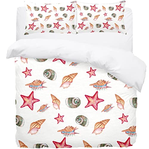 Housse de couette légère contre le froid parure lit aquarelle