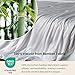 EP Mode Mulberry Silk Filled Quilt with 100% Viscose from Bamboo Fabric, Natural Lightweighted Cooling Comforter (White, King 102” X 88”)