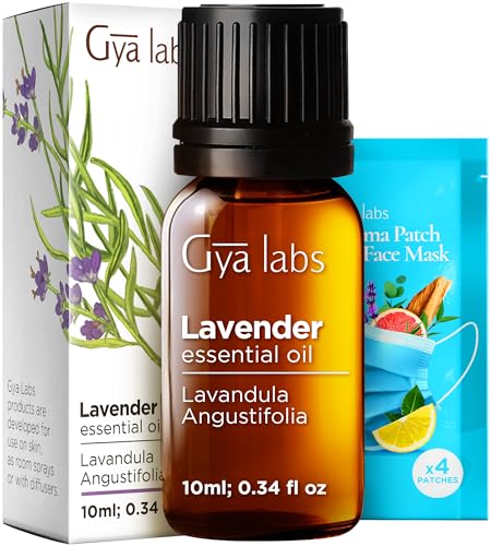 Gya Labs Lavender Essential Oil for Aromatherapy – 0.34 Fl